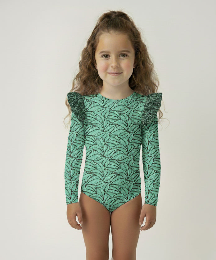 Rebeca Shiny Tropical Green Forest