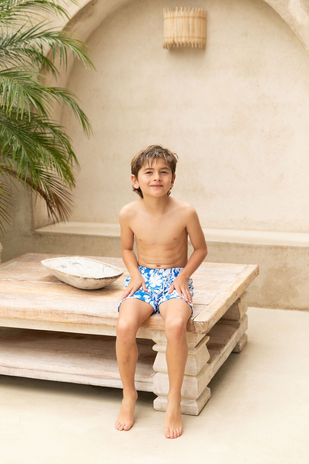Pantaloneta Niño Blue Mist
