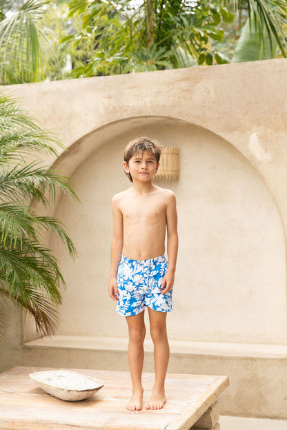 Pantaloneta Niño Blue Mist