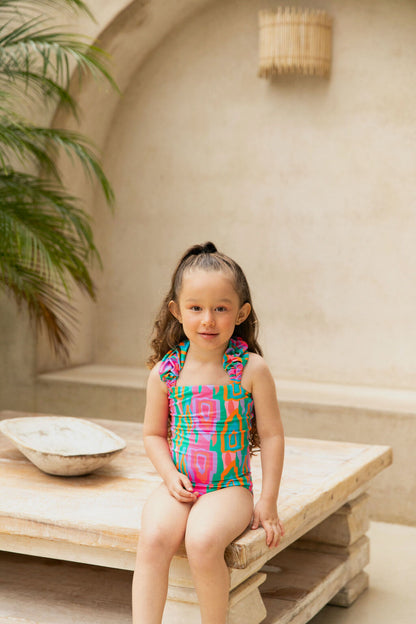 Lia Shiny Rainbow One Piece