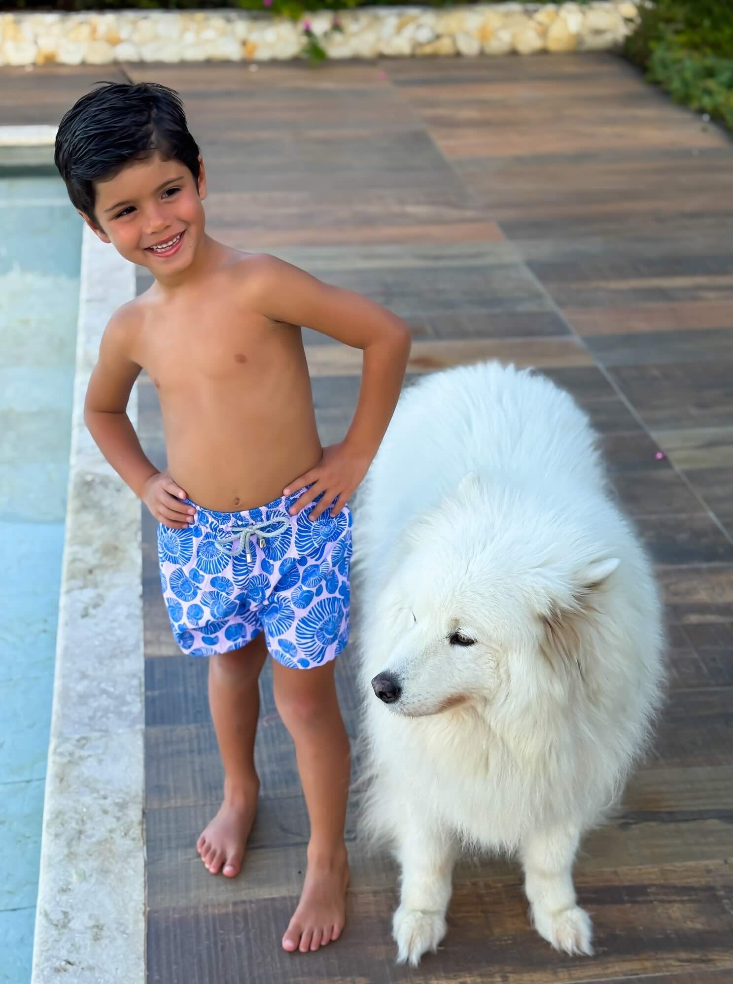 Pantaloneta Niño Pink Shells