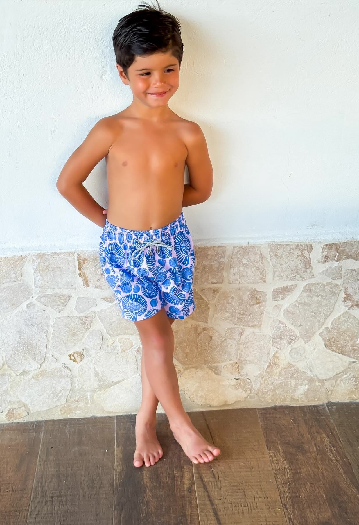 Pantaloneta Niño Pink Shells