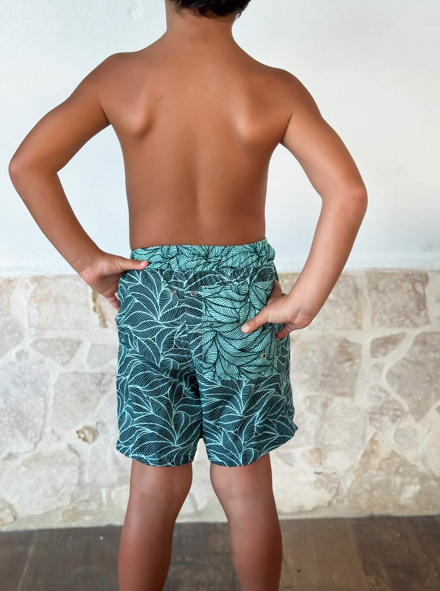 Pantaloneta Niño Green Forest