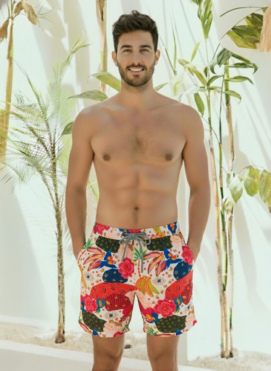 Pantaloneta Hombre Tropical awa