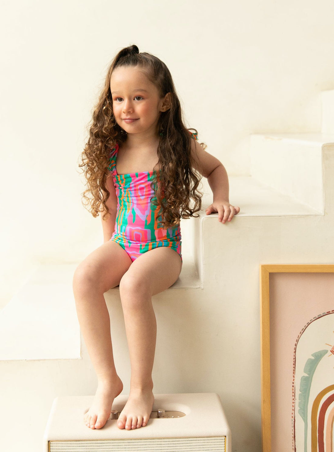 Lia Shiny Rainbow One Piece