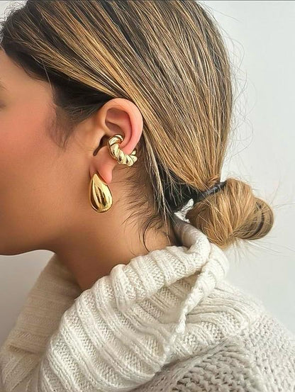 EARCUFF GRUESO TRENZADO