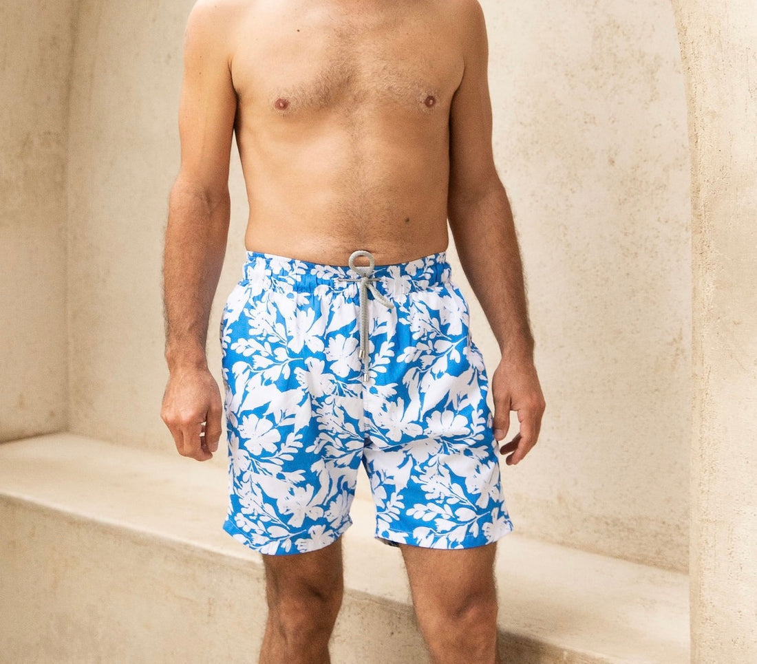 Pantaloneta Hombre Blue Mist