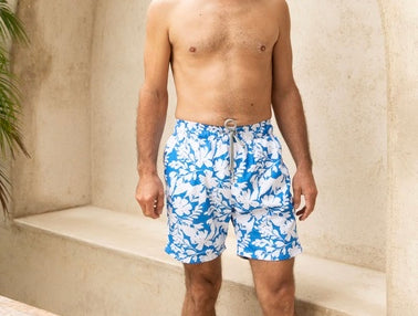 Pantaloneta Hombre Blue Mist