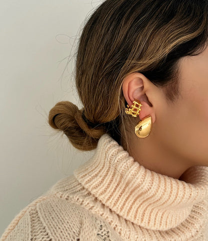 EARCUFF GRANDE PUENTE TEJIDO