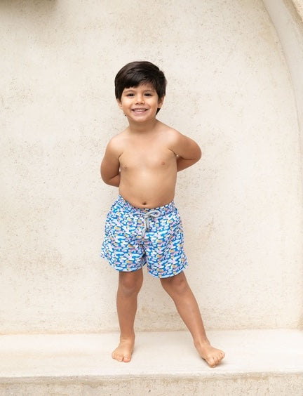 Pantaloneta Niño Multicolors Surf