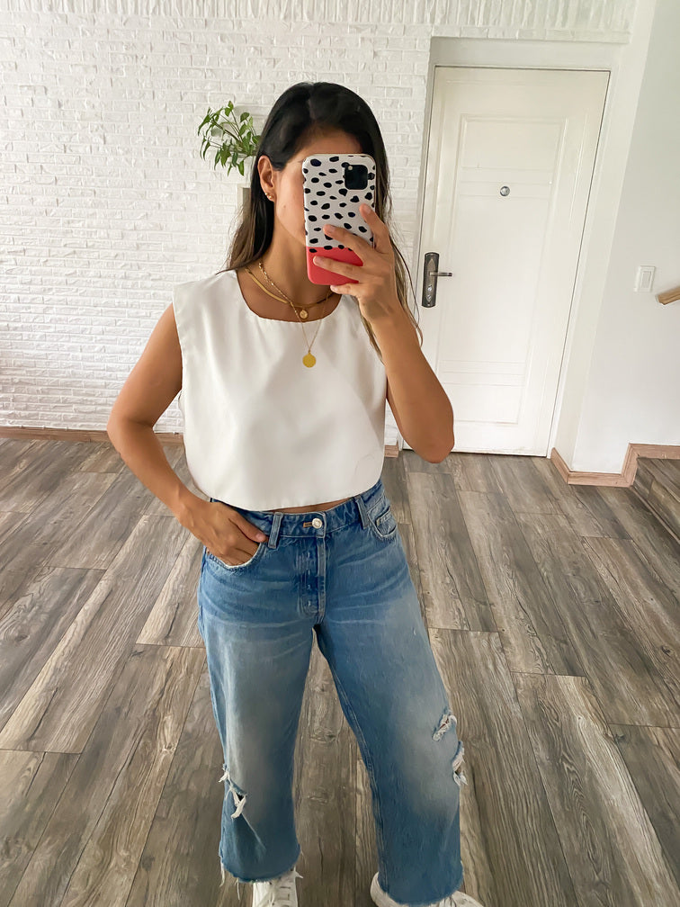 Crop Top Oversize Basic