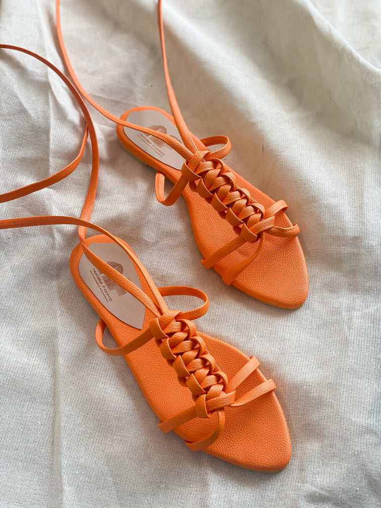 Sandalias Amelie Naranja