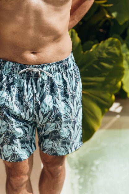 Pantaloneta Hombre Green Forest