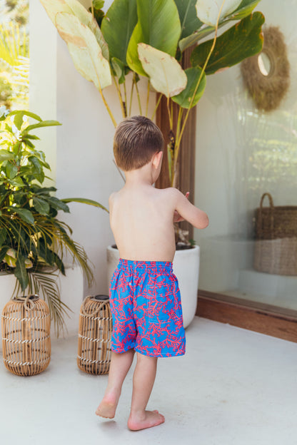 Pantaloneta Niño Neon Corals